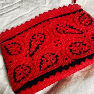 Cute Vintage Felt Change Purse